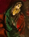 Marc Chagall - Jeremiah Weeps detail