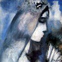 Marc Chagall - Bride detail