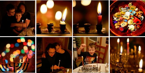 Chanukah 5775 Collage - Day 1