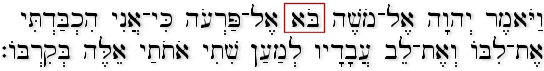 Exodus 10:1  (BHS)