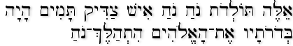 Genesis 6:9 (BHS)