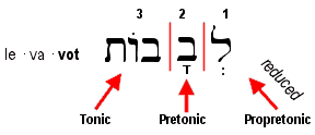 Levavot - Propretonic Reduction