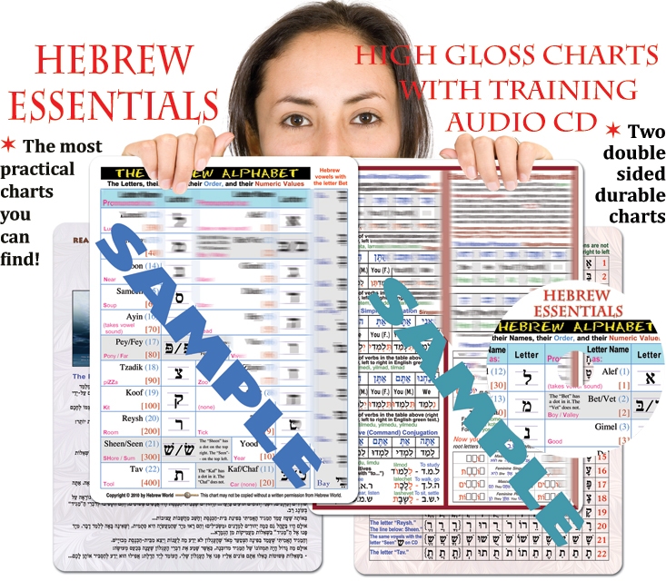Hebrew Essentials Charts