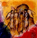 Chagall - Abraham's Three Visitors