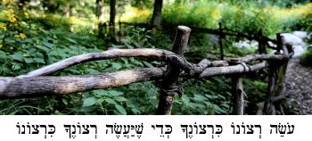 Avot 2:14; photo by John J Parsons