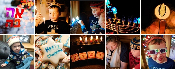 Chanukah 5777 Collage
