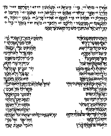haazinu. Aleppo Codex