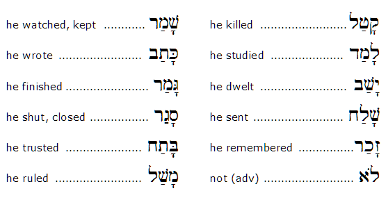 Section Vocabulary