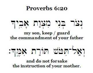 Proverbs 6:20
