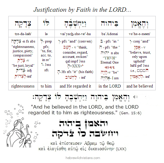 Justification by Faith...