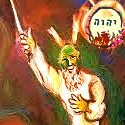 Chagall Detail - Moses and Aaron